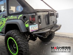 Jeep Wrangler JK Venom Tailgate Tire Carrier by Addictive Desert Designs - 2007+
